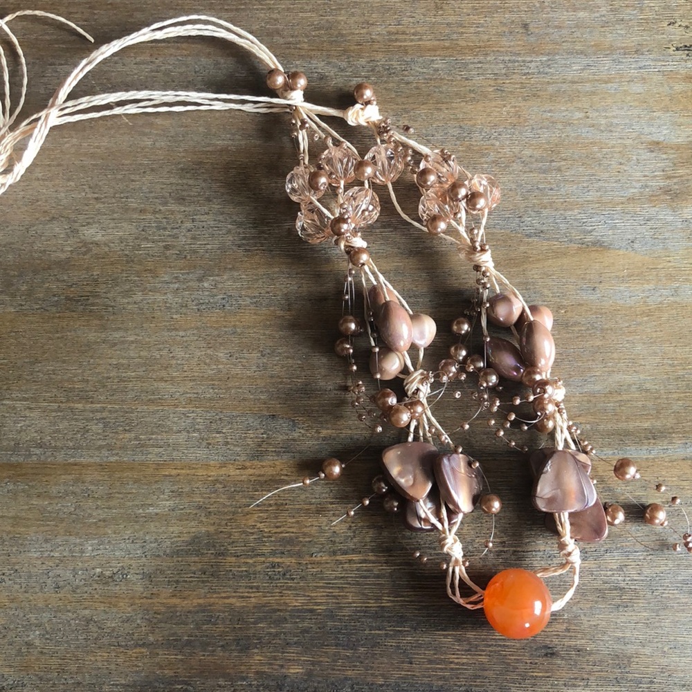 SOLD LOCALLY Brazilan Beaded Necklace